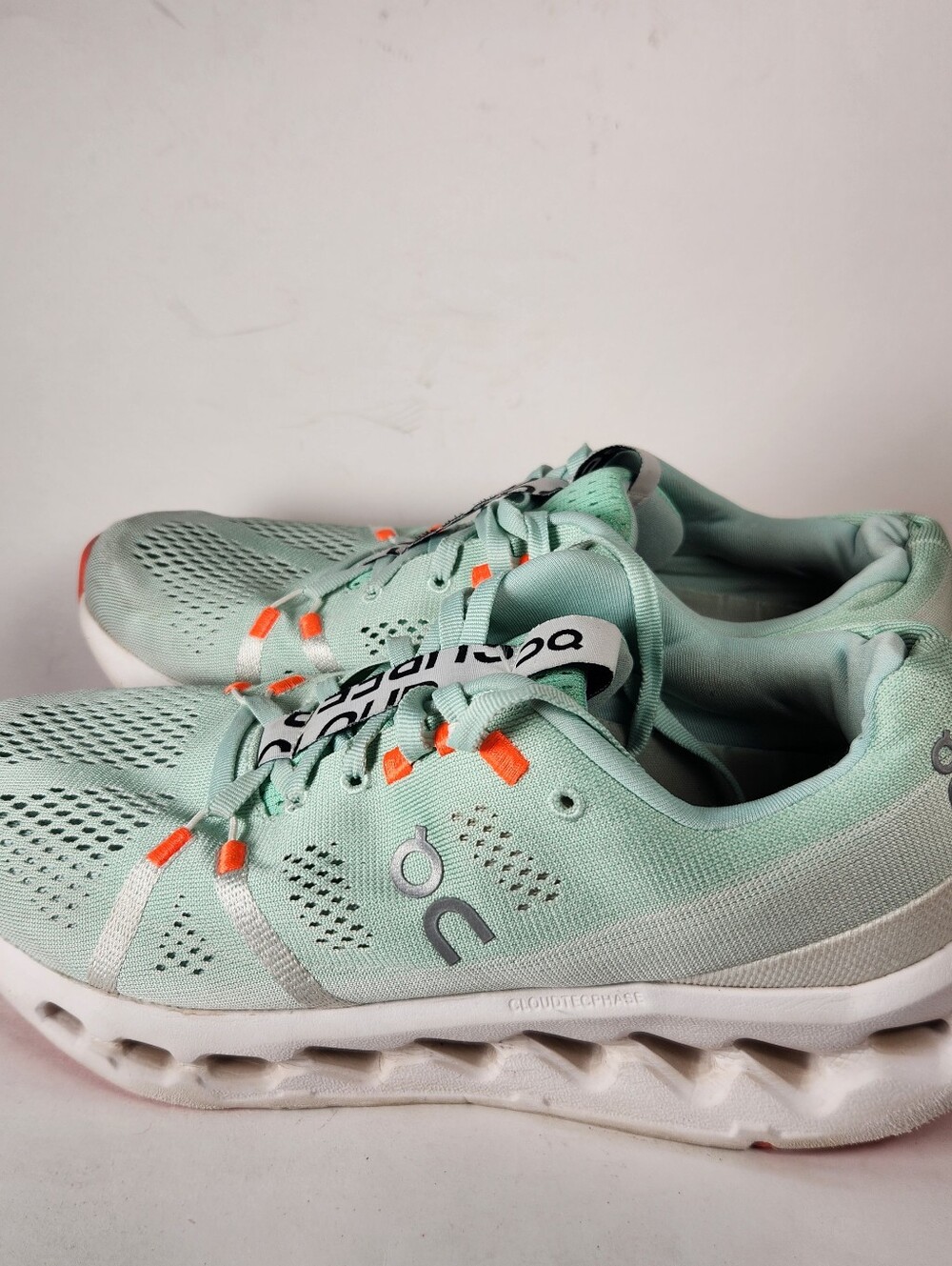 ON RUNNING Women's Cloudsurfer Running Shoe 9.5 EU 41 Creek White Training - Picture 7 of 9